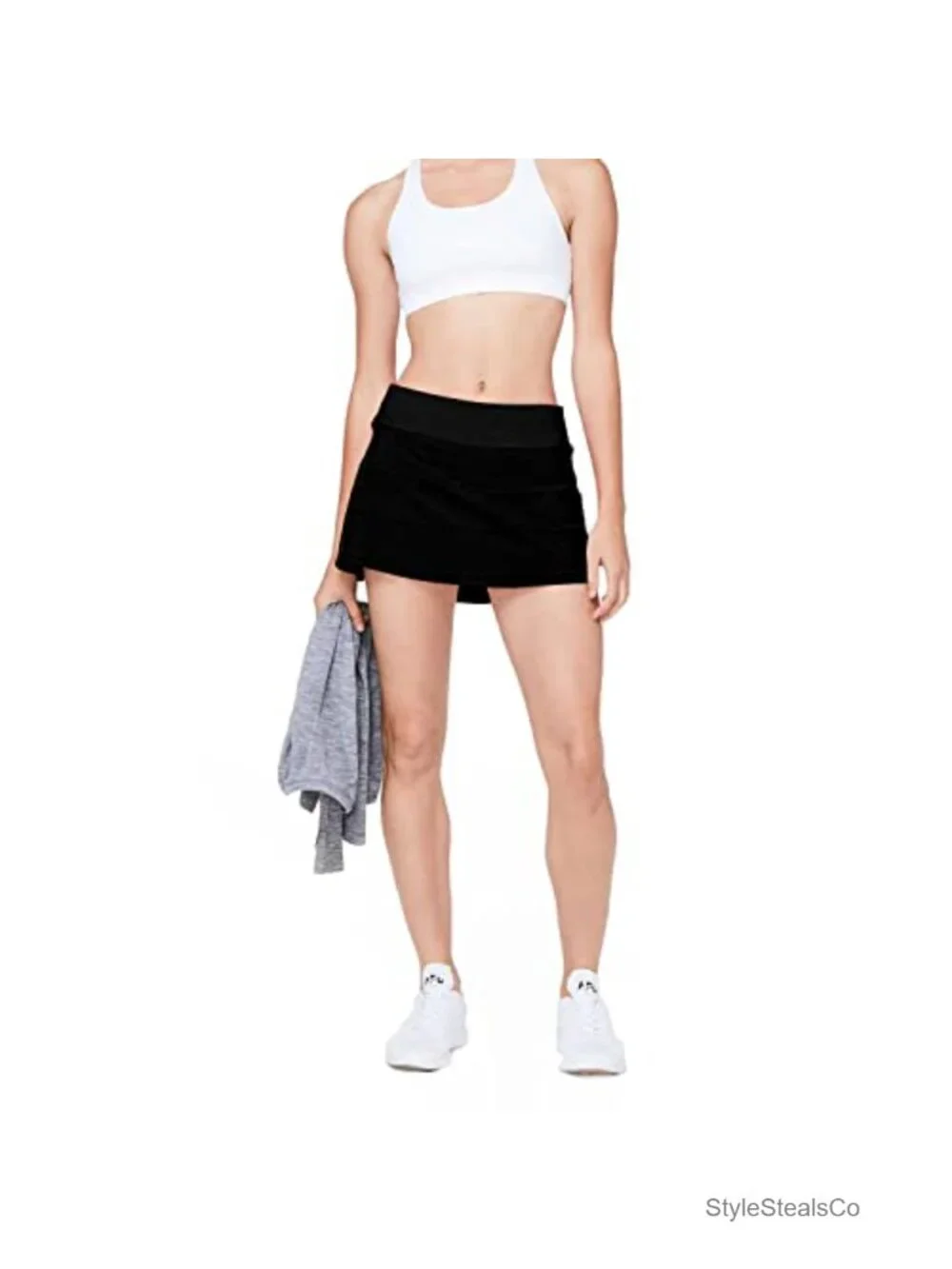 Women's Pleated Tennis Golf Skort with Pockets Built-in Shorts Athletic